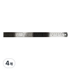FIXTEC 不鏽鋼直尺 30cm, 混合顏色, 4個