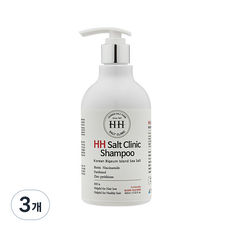 주원염전 에이치에이치 솔트 탈모 클리닉 샴푸, 3개, 400ml