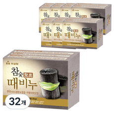 무궁화 참숯 때비누, 100g, 32개