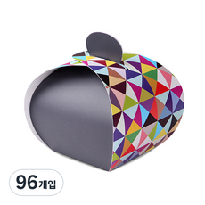 indi.k 韓式拼布包袱巾禮盒, 96入, 混合顏色