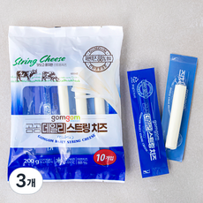 곰곰 데일리 스트링치즈, 20g, 10개입, 3개