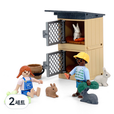 플레이모빌 토끼 사육장 기프트 피규어 세트 70675, 2세트