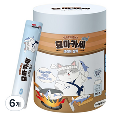 펫모닝 묘마카세 크리미 참치 간식 15g x 60p, 6개, 900g, 참치맛