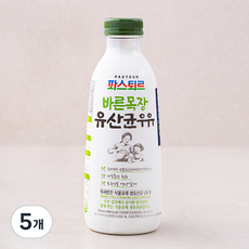 파스퇴르 바른목장 유산균 우유, 750ml, 5개