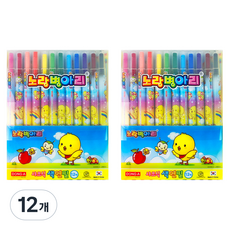 동아 노랑병아리 색연필, 12색, 12개