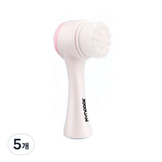 마이다락 양면 모공브러쉬, 핑크, 5개