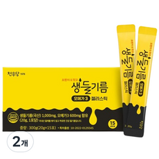 Cheonwoodang Omega3 生紫蘇油果凍棒 15p, 2個, 300克