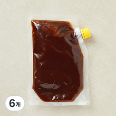 저당 함박스테이크 소스, 500g, 6개