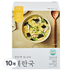 예찬원 계란국, 50g, 2개