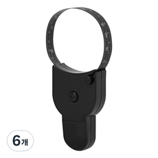 Naemomihae 腰部貼合自動鎖定捲尺 黑色, 150cm, 6個