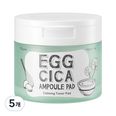 투쿨포스쿨 에그 시카 앰플 패드 175g, 70개입, 5개