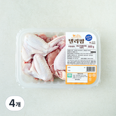 델리팜 무항생제 인증 절단육 (냉장), 4개, 800g