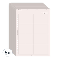 플레픽 업다운 인덱스 플래너 8컷, 30매, 5개