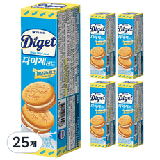 ORION 好麗友 Diget全麥香草牛奶夾心餅乾, 93g, 25盒