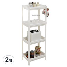 달팽이리빙 드마망 다용도 수납선반 4단, 2개