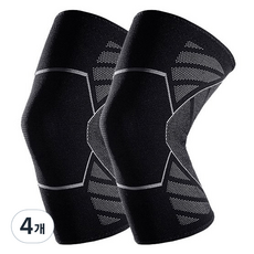 위즈맥스스포츠 올라운드 무릎보호대, 4개, 블랙