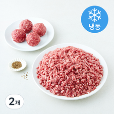 호주산 고기설계소 양고기 다짐육 (냉동), 2개, 1kg