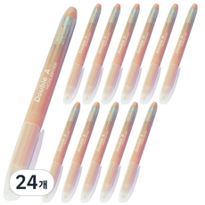 Double A Mild螢光筆, 24個, 溫和的橙色