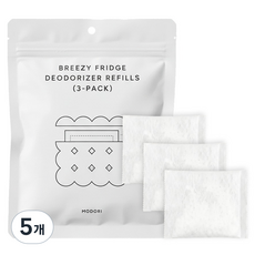 모도리 산뜻 냉장고 탈취제 리필 3p, 66g, 5개