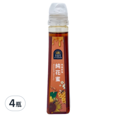 泰森蜜 純花蜜 130g (天然蜂蜜、無添加、小瓶裝), 4瓶
