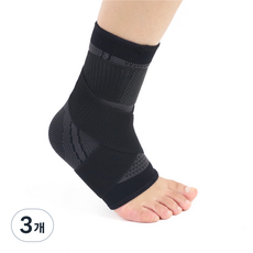 세일즈랩 이중스트랩 삭스형 발목보호대 블랙, 3개