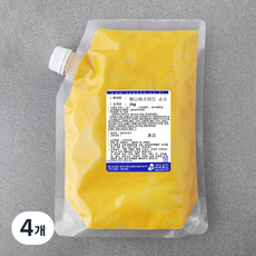 주비푸드 허니머스타드 소스, 1kg, 4개