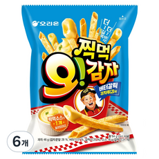 오리온 오감자 찍먹 버터갈릭감자튀김, 64g, 6개 64g, 6개