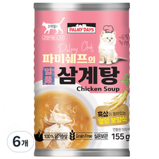 파미데이즈 고양이 일품 삼계탕 보충식 캔, 활력, 155g, 6개