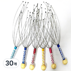 핸디 두피 마사지기, 30개, 랜덤발송