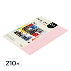종이문화 프린트프로 칼라복사지 No.23 코스모스핑크 80g 42p, B4, 210개
