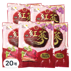 紅蔘桔梗軟糖, 20包, 200g