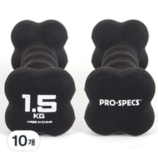 프로스펙스 네오프렌 아령, 1.5kg, 10개
