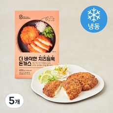 상신 더 바삭한 치즈듬뿍 돈까스 3개입 (냉동), 420g, 5개