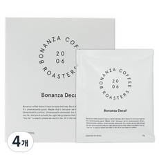 보난자커피 디카페인 티백 커피, 4개, 7개입, 10g