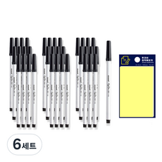 DOnG-A Pms 簽字筆 351 綠色 12個入*3盒+Tucobi便條紙組, 混色, 6套