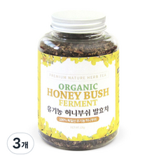 갑당약초 유기농 허니부쉬 발효차, 120g, 1개입, 3개