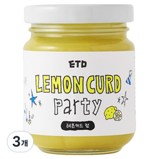 ETD 레몬커드 잼, 150g, 3개