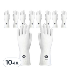 Poporico 丁腈薄款橡膠手套 L, 嘴唇, 10套, 大(L)