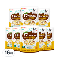 듀먼 강아지 영양 간식, 삼계탕, 80g, 16개