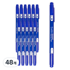 monAmi 特別雙頭簽字筆, 48個, 藍色