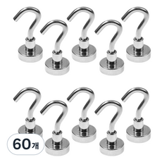 코멧 심플 네오디뮴 고리자석 16mm 10p, 60개