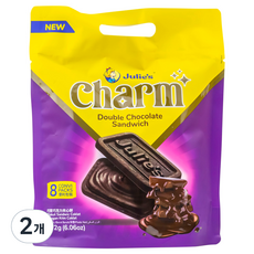 Julie's 茱蒂絲 Charm雙倍巧克力夾心餅乾, 2個, 172克