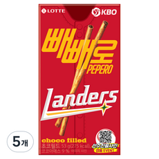 PEPERO 巧克力夾心 KBO SSG 蘭德斯, 53g, 5個