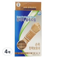 홈닥터 블루드림 손목형 탄력 보호대, 4개