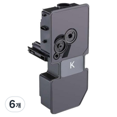 오피스토어 교세라 M5521cdn P5021 5521cdw 호환 재생 토너 TK-5234, 검정, 6개