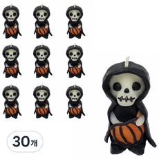 Eyaco 可愛國度 骷髏蠟燭, 混合顏色, 30個