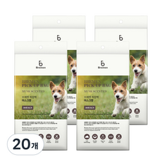 Bremen 픽업백 배변봉투 머스크향, 30개입, 20개