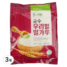 Pul's Kitchen 純韓國小麥粉，1級, 3個, 500g