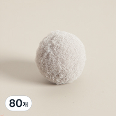 플라워트리 스티로폼 볼 만들기 DIY 폼폼이 4cm, 그레이, 80개