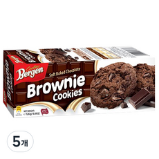 巧克力布朗尼軟餅乾, 126g, 5盒